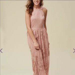 Altar’d State Onawei Maxi Dress in Blush